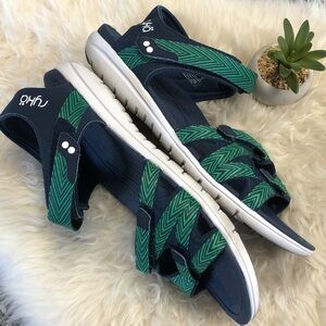 10W RYKA Savannah SANDALS Adjustable Straps Arch Support EUC